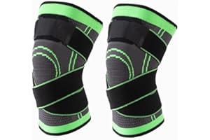 Knee Braces with Strap Knee Compression Sleeve for Arthritis
