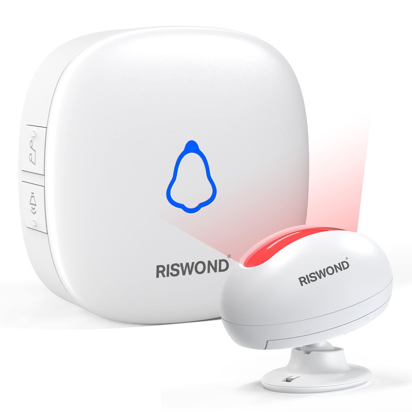 Photo 1 of Wireless Motion Sensor Door Chime: Business Entry Doorbell Indoor Motion Detector Buzzer (500Ft Range, 32 Tunes, 5 Level Volume) Store Entrance Alert Bell Bed Alarm for Elderly Dementia Patients