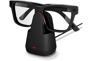 Doohoeek Charging Dock for Meta Ray-Ban Glasses, Scratch-Proof & Weighted Base Charging Station for Oakley Meta Glasses, AI Glasses Charger for Wayfarer, Skyler, Headliner & HSTN