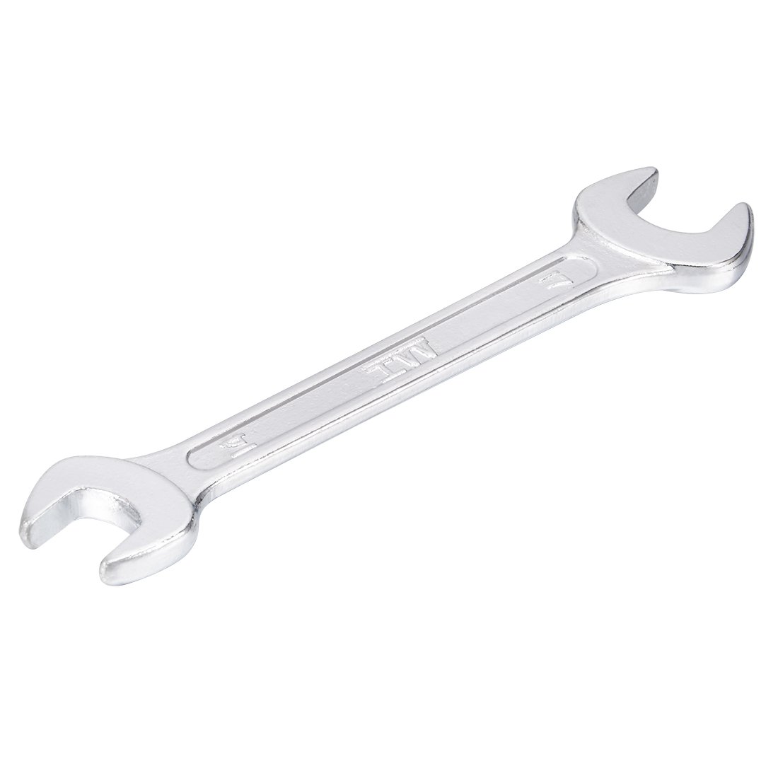 Sourcingmap Metric Double Open End Wrench Chrome Plated, 14mm x 17mm