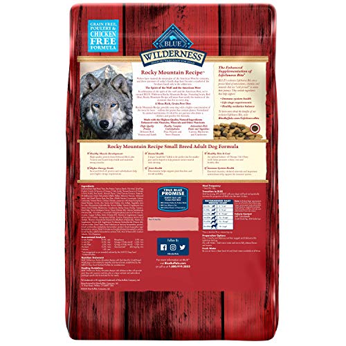 Blue Buffalo Wilderness Rocky Mountain Recipe High Protein, Natural