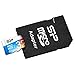 Silicon Power 32GB MicroSDHC UHS-1 Memory Card - with Adapter (SP032GBSTHBU1V20SP)