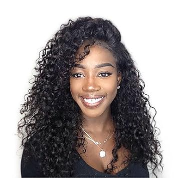 Remy Human Hair Lace Front Wig Chinese Hair Kinky Curly With Baby