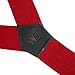 Welch Work Suspenders, WK-7846Y-LEF-BLK, 2 Inch Webbing, Y-back Style, Made in USA (Black, Medium)