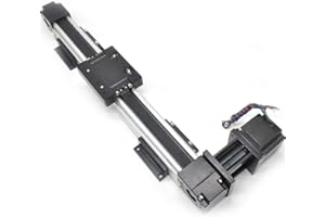 HEECHOO High Speed Belt Drive Linear Guide Rail 200mm Motion Slide Actuator Module +Nema23for CNC Linear Position Kit