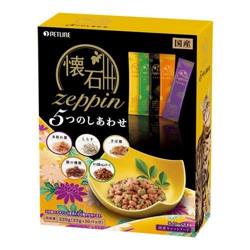 Petline 懐石zeppin 5つのしあわせ 220g 3個 ペットラインの商品画像