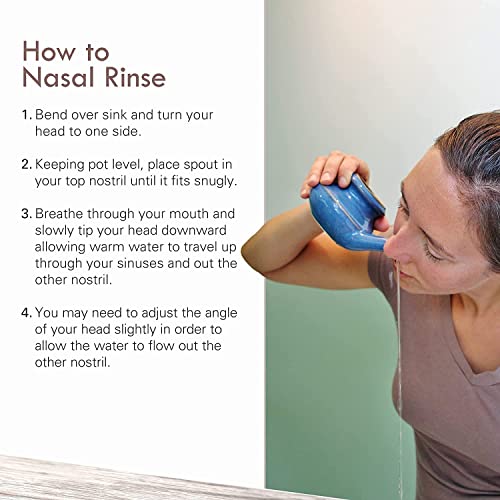 Baraka Infused Sea Salt - Neti Pot Salt for Sinus Rinse & Nose Cleaner, Essential Oil Infused Neti Salt w/Virginia Cedarwood, Palmarosa, Green Myrtle, Fir Balsam & Rosemary, 4 oz (1 Pack)