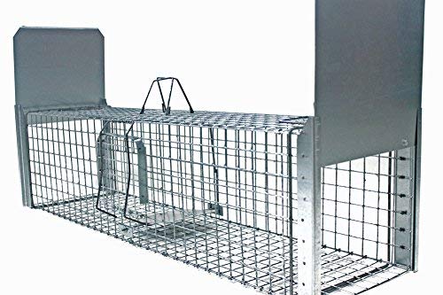 Kraptrap® Tierfalle Marderfalle 100cm Durchlauffalle Mit Holzboden