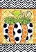"Patterned Pumpkin" with Polka Dots 12"x18" Fall Garden Flag
