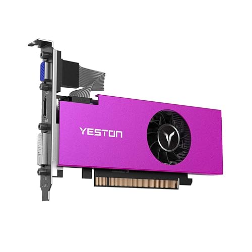 YESTON AMD Radeon RX550 4G D5 LP Gaming Graphics Card Radeon Chill