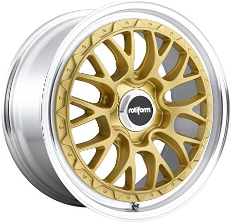 ROTIFORM 1PC LSR MATTE GOLD MACHINED LSR 18x8.5 5x112.00 MATTE GOLD MACHINED (35 mm) AUTOMOTIVE WHEEL