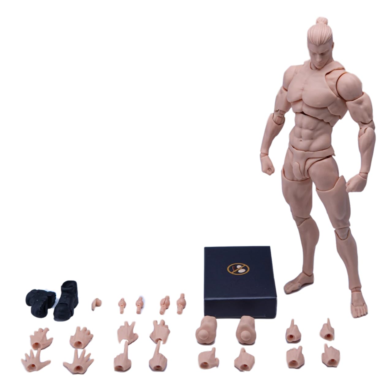 Photo 1 of 1/12 Scale Male Action Figure,6inch Super Flexible Muscular Strong Male Figure Miniature Figure Body Doll Collection (Yellow Skin)