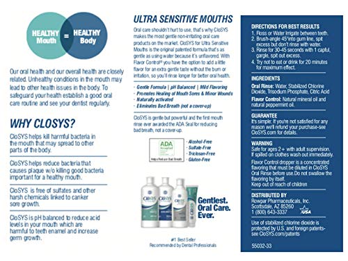 2 CloSYS+Original+Unflavored+Mouthwash+Sensitive