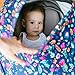 Baby Nursing Cover Carseat Canopy, Breastfeeding Scarf, High Chair, Shopping Cart, Stroller Baby Car Seat Covers for Boys and Girls, Stretchy Multi Use Infinity Scarf Shawl - Kidz Pride Navy Floral