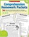 Comprehension Homework Packets: 36 Take-Home Packets That Include Short Passages, Graphic Organizers With Questions, and Practice Tests