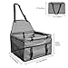 Pet Car Booster Seat Carrier,Portable Foldable Pet Car Seat Cover Carrier with Seat Belt for Dog Cat Puppy Kitty up to 25lbs (Grey)