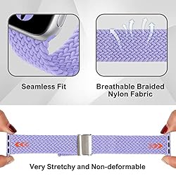 Bandiction Braided Solo Loop Stretchy Elastic Band