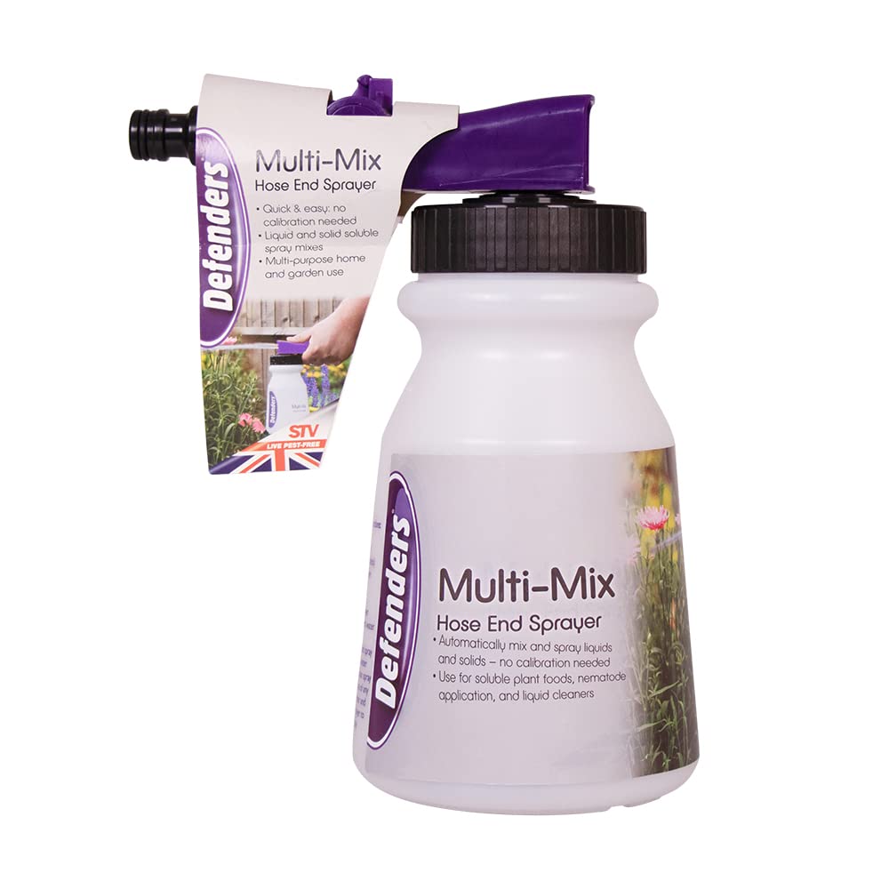 Defenders Multi-Mix Hose End Sprayer – 750 ml, Ideal for Garden Use