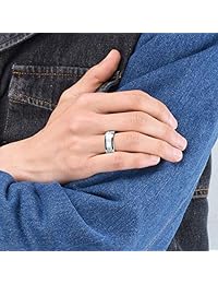 Anillo de boda de tres llaves, de tungsteno, de 0.157 in, 0.236 in, 0.315 in, con meteorito de imitación de oro rosa cepillado pulido