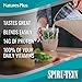 NaturesPlus SPIRU-TEIN Simply Natural, Original Vanilla - 1.63 lb - Unsweetened Plant-Based Protein Shake - 32 Servings
