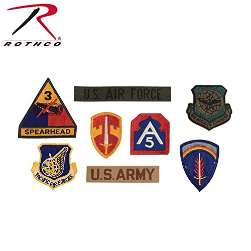 Rothco Assorted Military Patches (50/Bag)