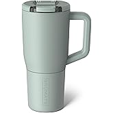 BrüMate Müv - 25oz 100% Leak Proof Insulated Coffee Mug with Handle & Lid - Stainless Steel Coffee Travel Mug - Double Walled Coffee Cup (Sage)