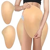 MRTOUMO 1 Pair Adhesive Silicone Hip Pads for Women Realistic Thick Buttocks Butt Enhancer Lifter Butt Pad Hip Dip Filler Shapewear for Crossdressing