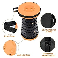 VOLIXOD Foldable Telescoping Stool