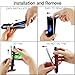 iPhone 6 Plus/ 6s Plus Silicone Battery Case, Ultra Slim NOHON 2800mAh Portable Extended Backup Smart Phone Charging Case/ Charger Cover for Apple iPhone 6 Plus/ 6s Plus (Black)