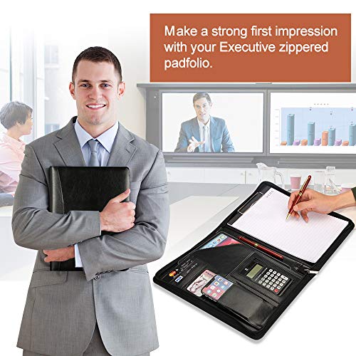Business Portfolio Case Clipboard Padfolio with Clipboard & Calculator