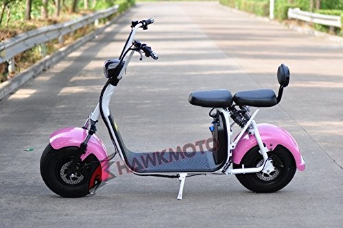 baby pink moped