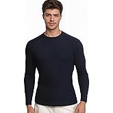 MAOWINTY Long Sleeve Thermal Compression Shirts for Men, Thermal Shirts Fleece Lined for Athletic Base Layer Cold Weather