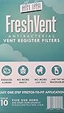 Antibacterial Vent Register Filters, Stretch-To-Fit, Reduce Dust Allergies, Pest And Spider Control, Trap and Catch Toys and Valuables.
