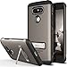 LG G5 Case, OBLIQ [Skyline Advance][Gun Metal] with Metal Kickstand Thin Dual Layered Metallic Heavy Duty Hard Protection Hybrid High Quality Case for LG G5 (2016)