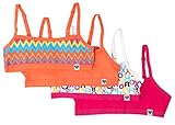Roxy Girl Cropped Bra Cami Assorted Colors/Sizes, 4 Pack