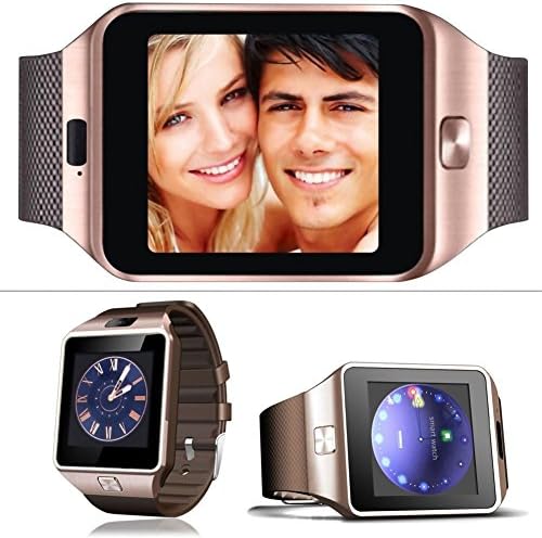 Student Bluetooth Smart Fitness Watch Phone Wrist Watch With Camera LCD USB for many Smartphones with personalized birthday christmas gift card