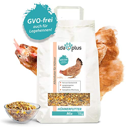 Ida Plus - Hühnerfutter Mix - Ausgewogenes Hühner Alleinfutter - 5 Kg - OHNE GENTECHNIK - Enthält Calcium und Vitamine - Ganzjahresmischung - Bestens für Futterautomaten geeignet – Bild 6