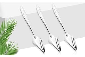 LILYS PET 4.7" Bird Parrot Stainless Steel Metal Feeding Spoon,Special Feeding Scoop Medicine Spoons Hand Feeding Spoons for Peony Cockatiel Parrot (3PCS)