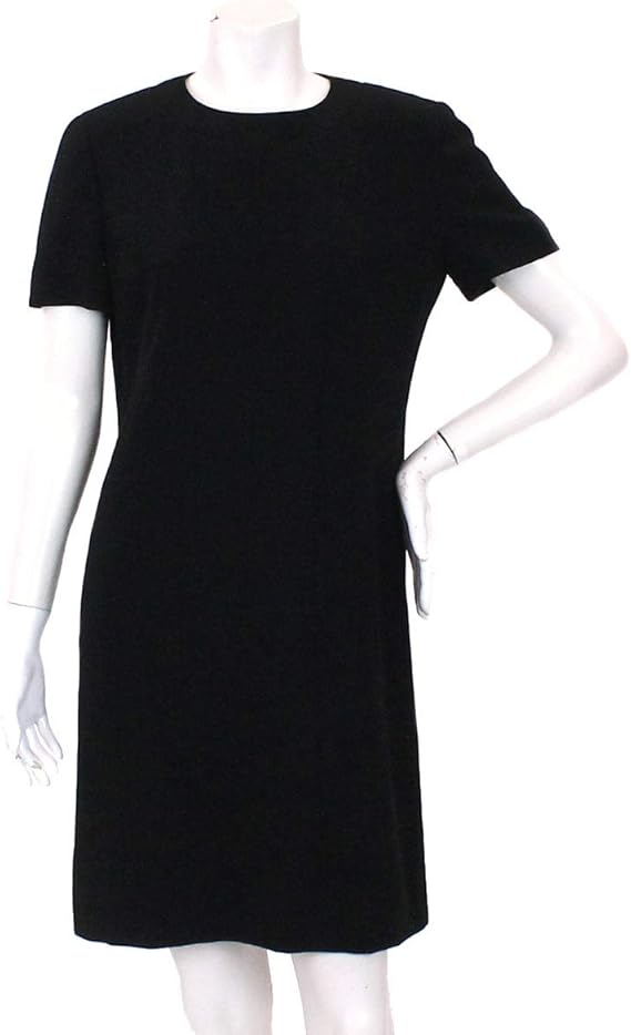 Amazon シャネル Chanel ワンピース ニット 半袖 Aライン ウール ココ Cc ブラック サイズ 40 98p レディース 中古 ワンピース チュニック 通販