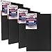 U.S. Art Supply 11x14 Black Mini Canvases for Painting, 4 Pack Bulk Small Stretched Artist Canvas Professional Primed - Ideal for Arts & Crafts, Heavy-Weight Gesso - Acrylic Pouring, Oil