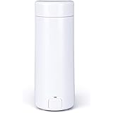 Portable Electric Kettle, Travel Electric Kettle Fast Boil Automatic Shut-Off Small Capacity Electric Kettle, White