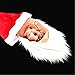 Santa Claus Latex Mask - Realistic Full Face Latex Mask with White Beard, Red Cap Fancy Costume Masquerade for Halloween Christmas Party New Years Holiday