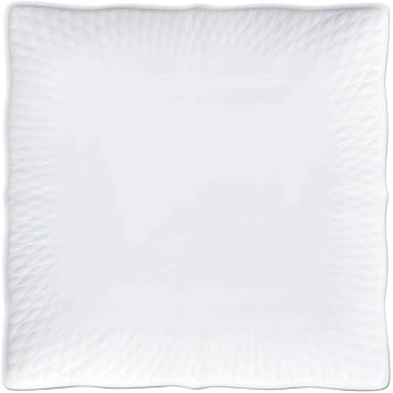 Amazon Co Jp Noritake ノリタケ スクエア プレート 23cm シェール ブラン 電子レンジ対応 食洗機対応 ファインポーセレン プレミアムホワイト T947 1655 ホーム キッチン