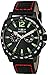 Invicta Men's 0857 II Collection Stainless Steel and Black Leather Watch