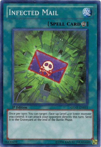 Yu-Gi-Oh! - Infected Mail (GENF-EN051) - Generation Force - 1st Edition - Super Rare