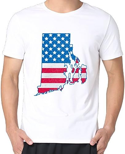 Island American Flag Men's Fashion T Shirt