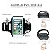 Sport Armband, Yomole Sweatproof Running Exercise Fitness Cell Phone Sportband Bag with Fingerprint Touch & Key Holder & Card Slot for iPhone 7, 7 Plus 6 Plus Samsung Galaxy S8 S7 Edge Note LG (Black)