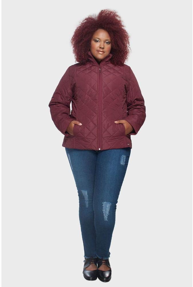 jaqueta matelasse plus size