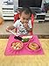 Baby Placemat and Bib, Food Grade Silicone Baby Suction Plate, Non-Slip (Pink)…
