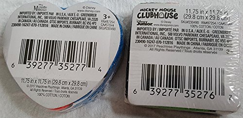 MICKEY & MINNIE MOUSE MAGIC TOWEL SET OF 2 TOWELS - EXPAND IN WATER